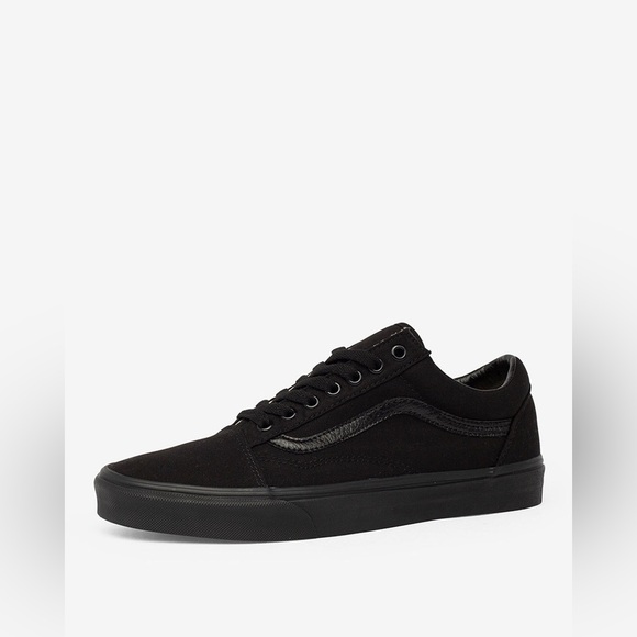 Vans Shoes - Vans Old Skool Womens Size 6.5 Men 5 Triple Black Athletic Skateboard Sneakers
